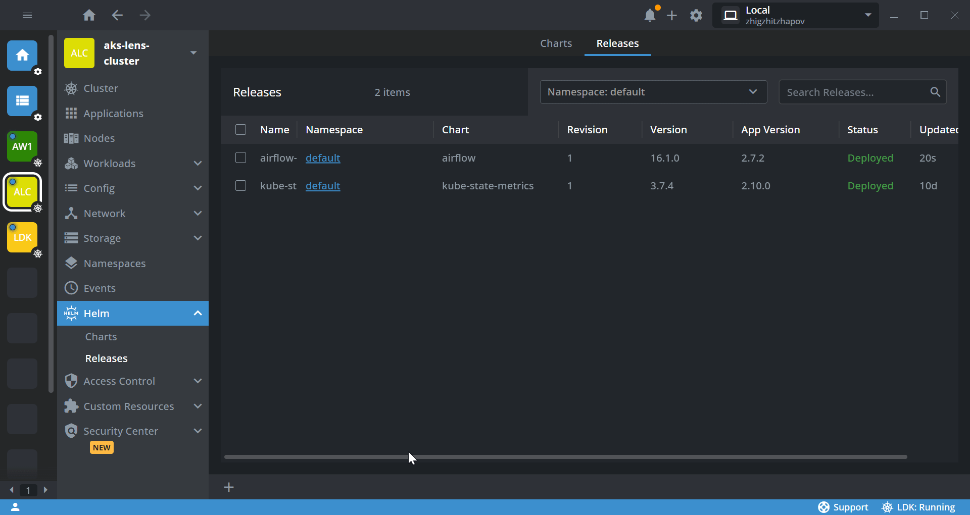 Removing a Helm chart